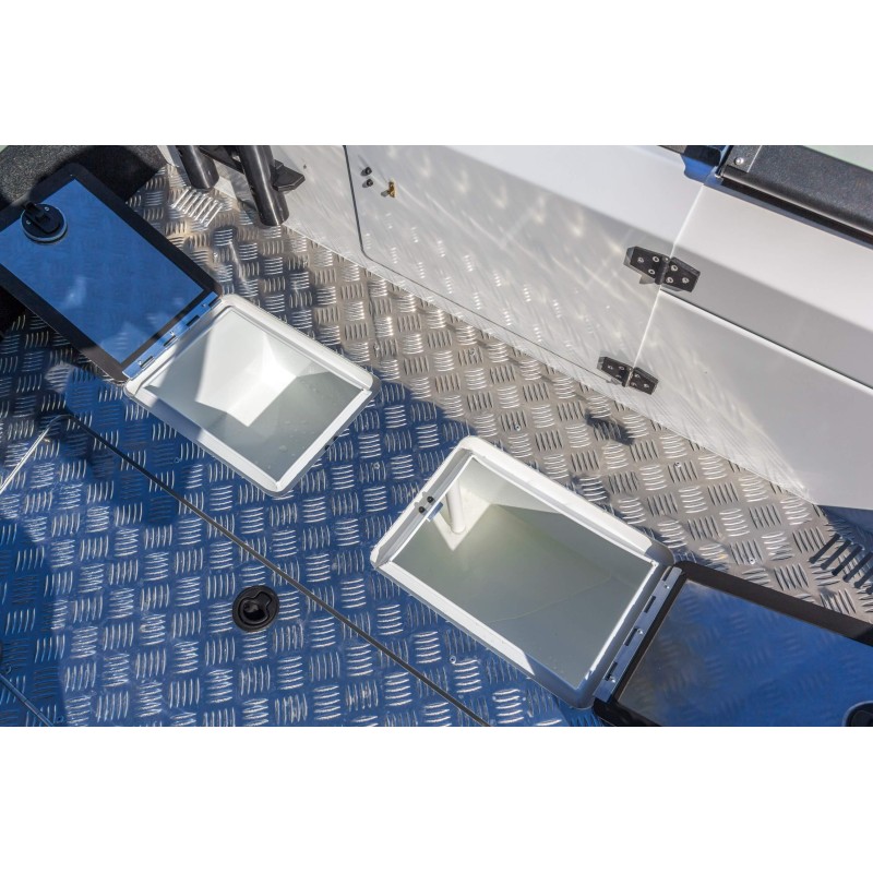 Лодка алюминиевая VBoats 46 Fish высота транца 510 мм L