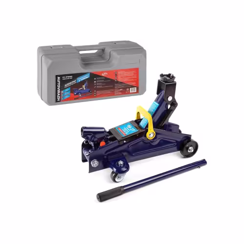 Домкрат подкатной в кейсе AUTOVirazh AV-076002, 2 т