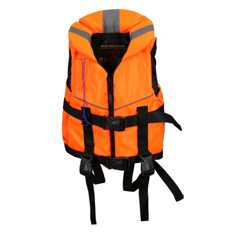 Жилет спасательный детский Элементаль Ifrit-30, до 30 кг, оранжевый, ГОСТ Р 58108-2019, подходит для ГИМС