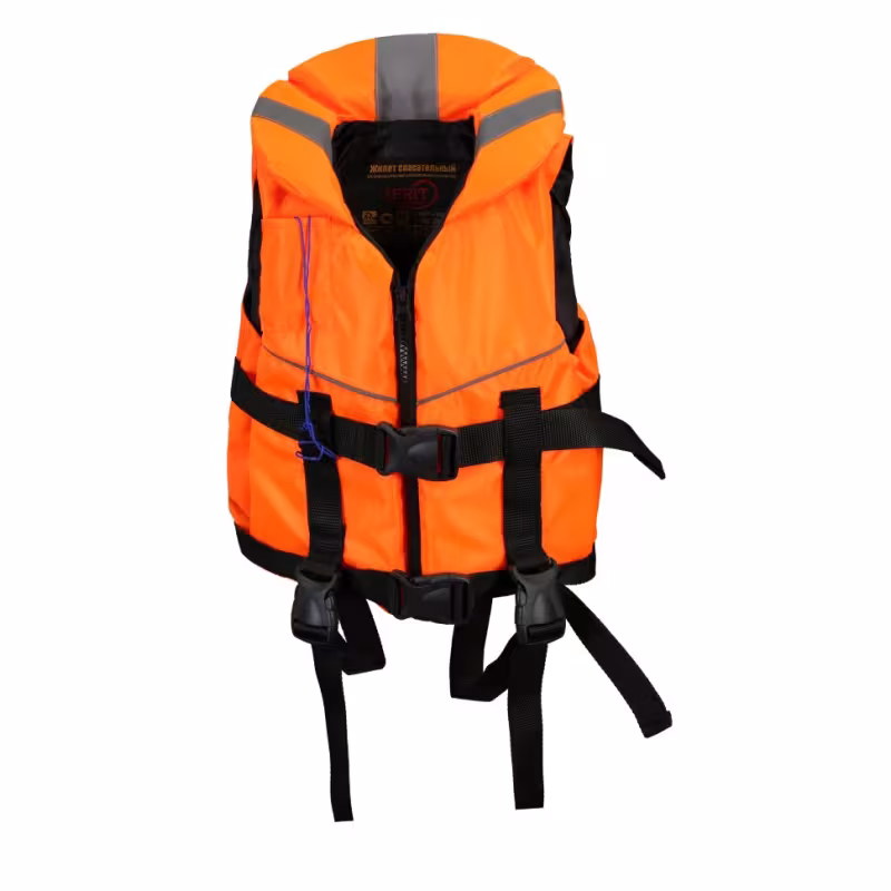 Жилет спасательный детский Элементаль Ifrit-30, до 30 кг, оранжевый, ГОСТ Р 58108-2019, подходит для ГИМС