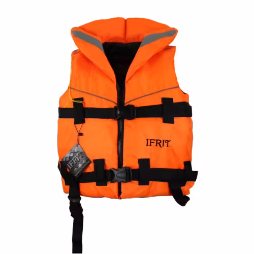 Жилет спасательный Элементаль Ifrit-70, до 70 кг, орнажевый, ГОСТ Р 58108-2019, подходит для ГИМС