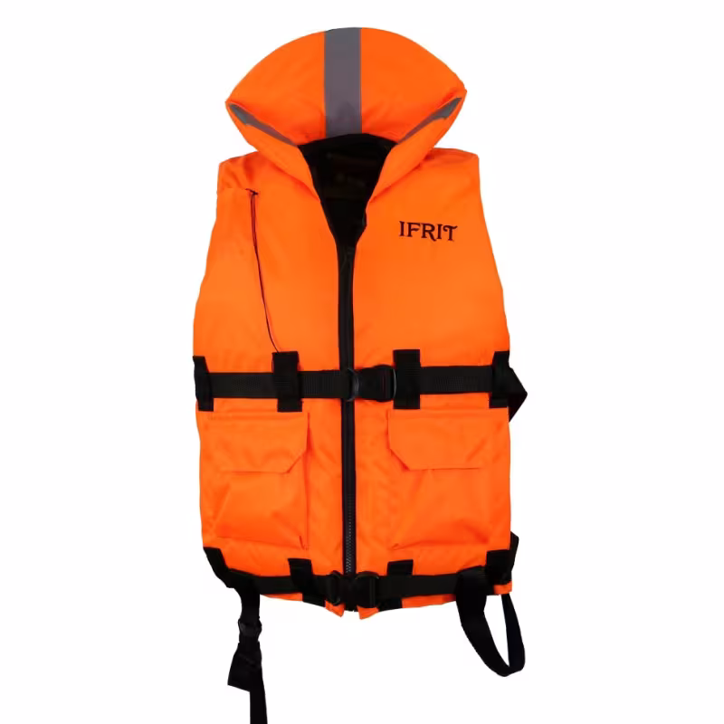 Жилет спасательный Элементаль Ifrit-130, до 130 кг, орнажевый, ГОСТ Р 58108-2019, подходит для ГИМС