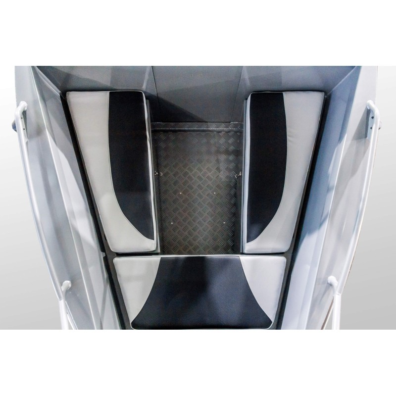 Лодка алюминиевая VBoats Yava L Bowrider высота транца 635 мм (51B 05 D525)