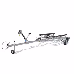 Прицеп лодочный одноосный Вектор ЛАВ 81014А, ложементы, ролики