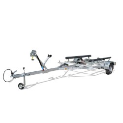 Прицеп лодочный одноосный Вектор ЛАВ 81014А, ложементы, ролики