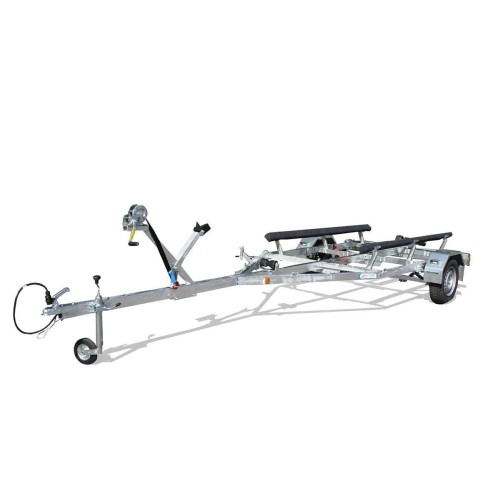 Прицеп лодочный одноосный Вектор ЛАВ 81014А, ложементы, ролики