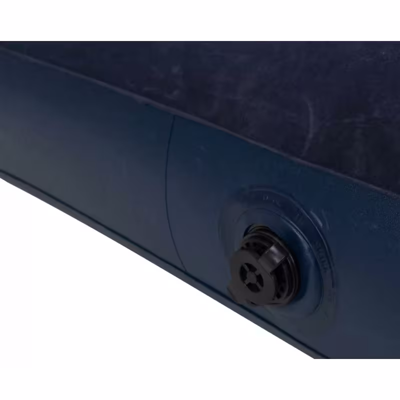 Матрас надувной Avenli Queen-size с подушками и насосом, 203x152x22 см, синий