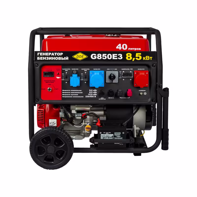Генератор бензиновый DDE G850E3
