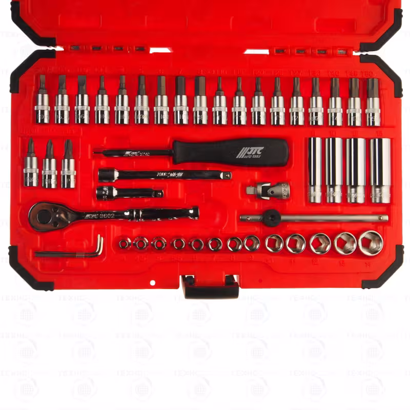 Набор торцевых головок и насадок JTC-H247M, 47 предметов