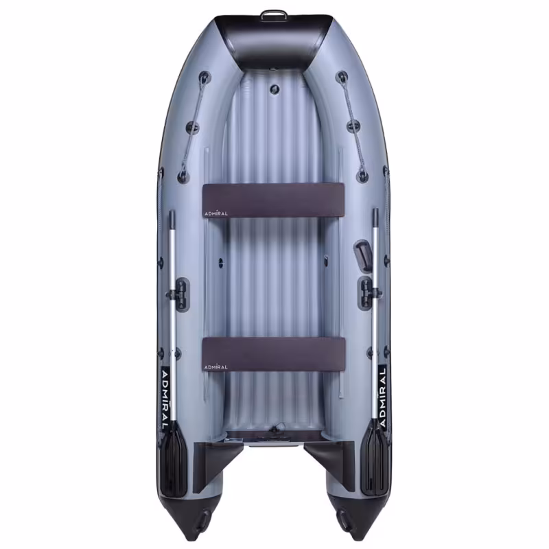 Лодка надувная ПВХ Адмирал 320 Classic НДНД, камыш/серый