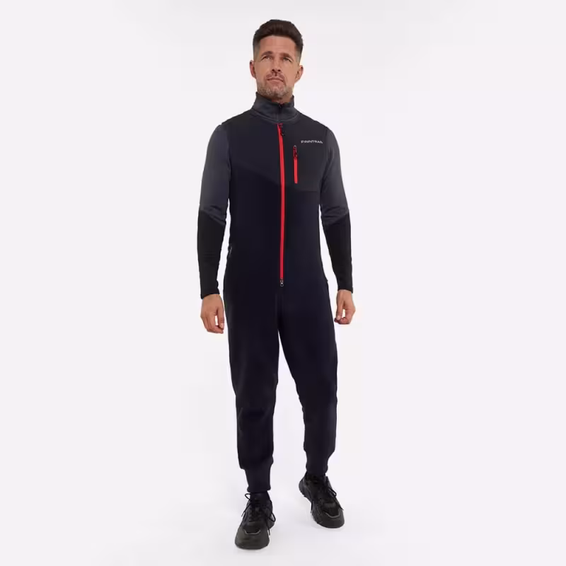 Термокомбинезон мужской Finntrail Polar 1395, флис, черный, размер M