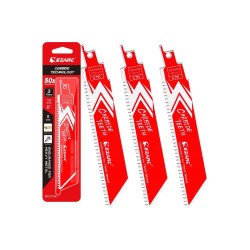 Пилки для сабельной пилы по металлу Ezarc 8021C06, 8TPI, 150 мм, 3 шт