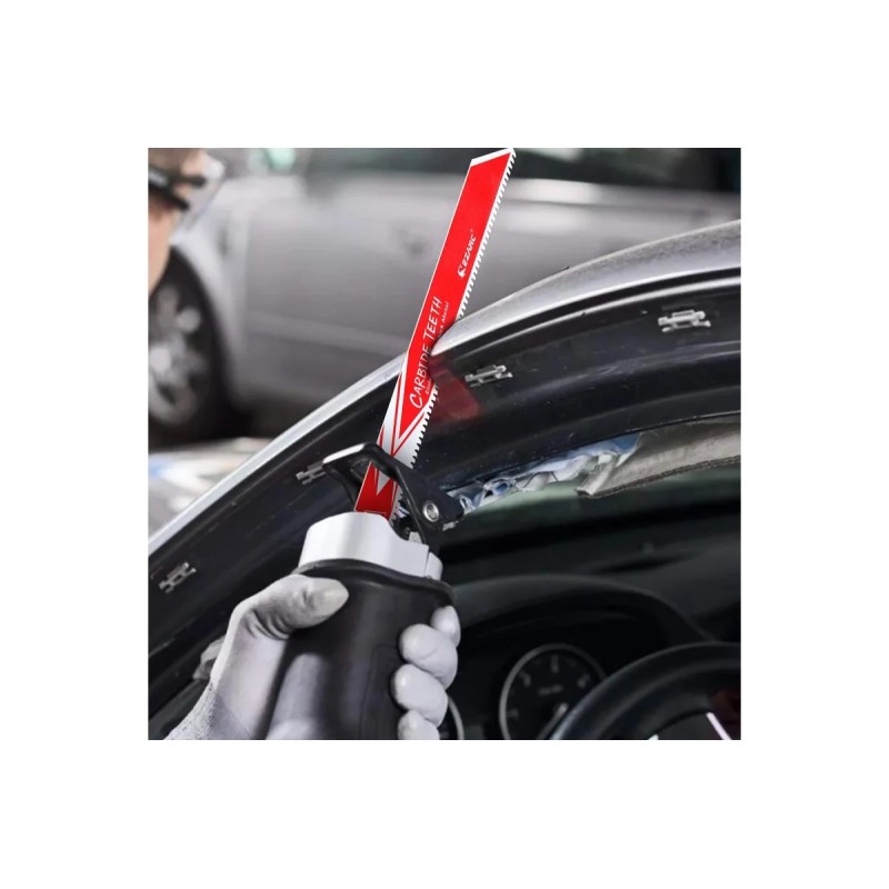 Пилки для сабельной пилы по металлу Ezarc 8021C06, 8TPI, 150 мм, 3 шт