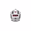 Мотошлем детский Sparx Jet Monster WS-905, белый люминесцентный, размер YL