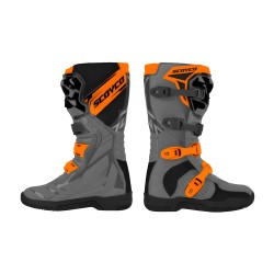 Мотоботы Scoyco MBM009.2 TWL Edition, серый, размер 42