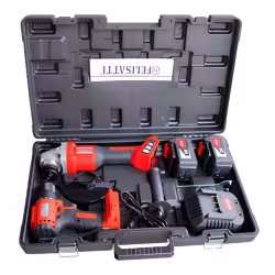 Комплект аккумуляторных инструментов Felisatti 19021606 (УШМ, дрель)