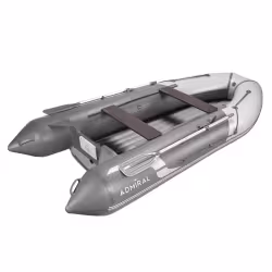 Лодка надувная ПВХ Адмирал 355S, НДНД, красный/серый