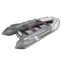 Лодка надувная ПВХ Адмирал 355S, НДНД, красный/серый