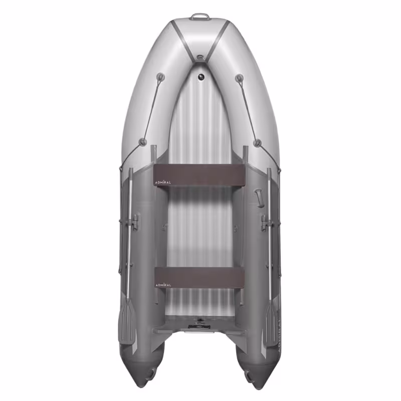 Лодка надувная ПВХ Адмирал 355S, НДНД, красный/серый
