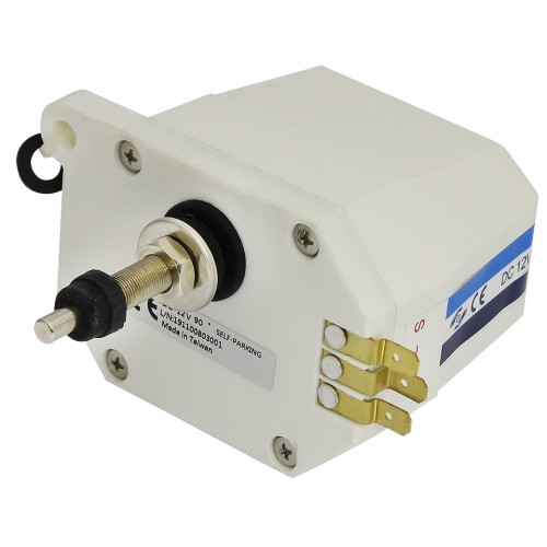 Мотор электрический стеклоочистителя TMC 12В, 110 градусов, автоматический возврат щетки