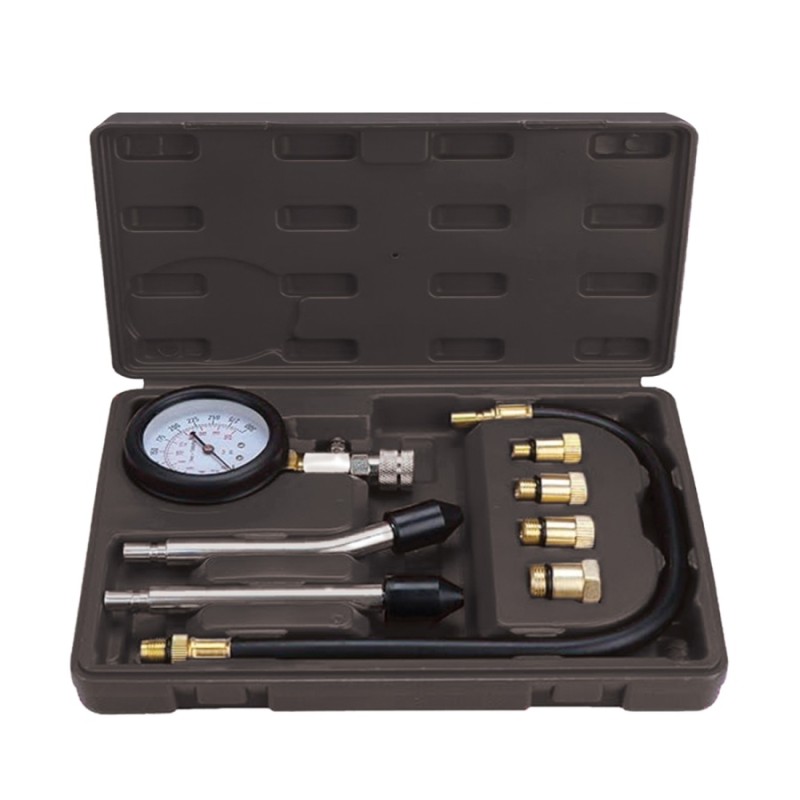 Компрессометр универсальный бензин  AVS CT-07, 8 предметов