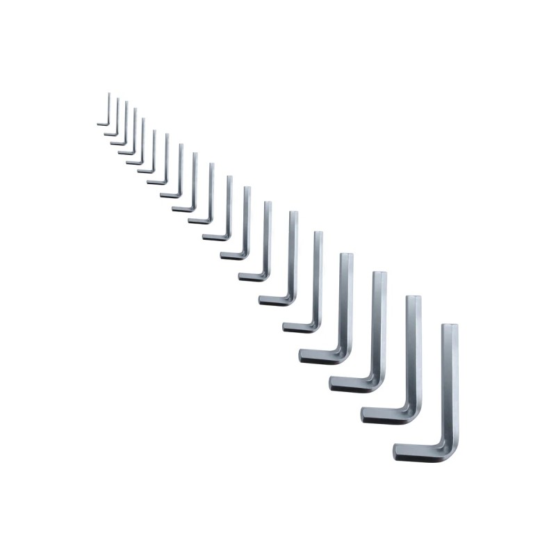 Набор ключей Г-образных AV Steel AV-361119, 19 предметов