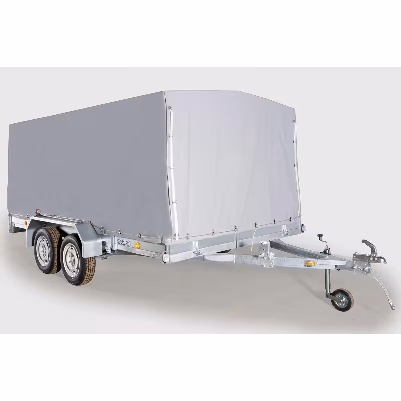 Прицеп бортовой двухосный Вектор ЛАВ 81013А, высокий борт, опорное колесо