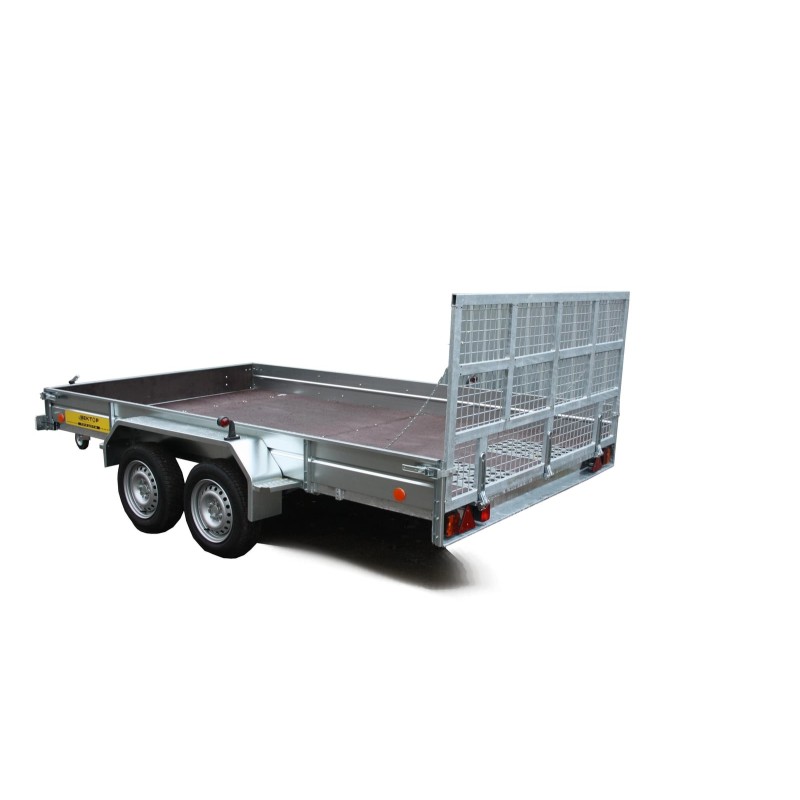 Прицеп бортовой двухосный Вектор ЛАВ 81013А, высокий борт, опорное колесо