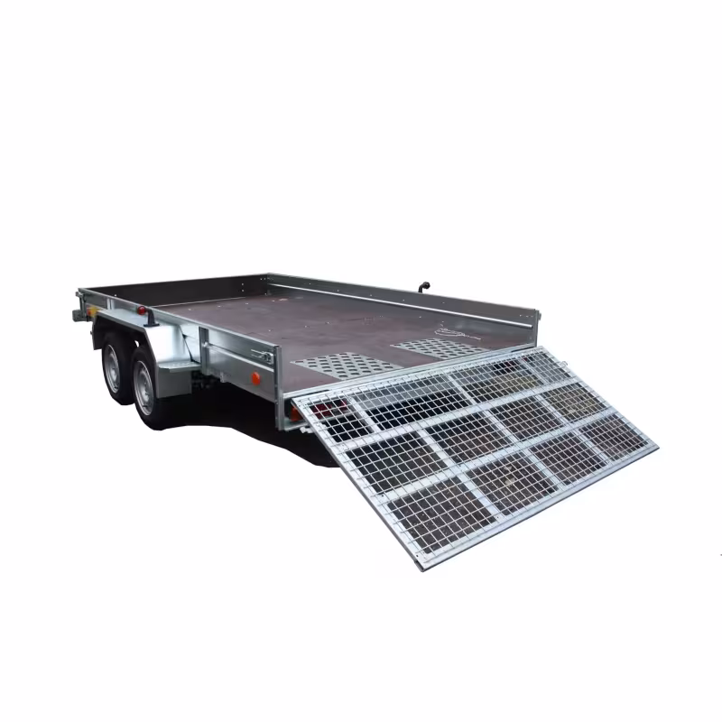 Прицеп бортовой двухосный Вектор ЛАВ 81013А, высокий борт, опорное колесо