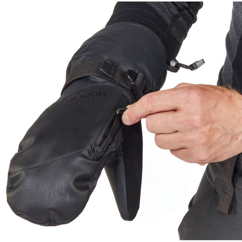 Рукавицы Norfin Nordic, полиэстер, черный, размер L