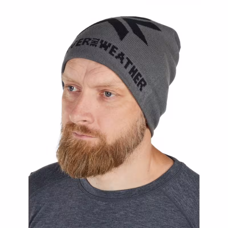 Шапка Norfin Northen Star GR, акрил, серый, размер L