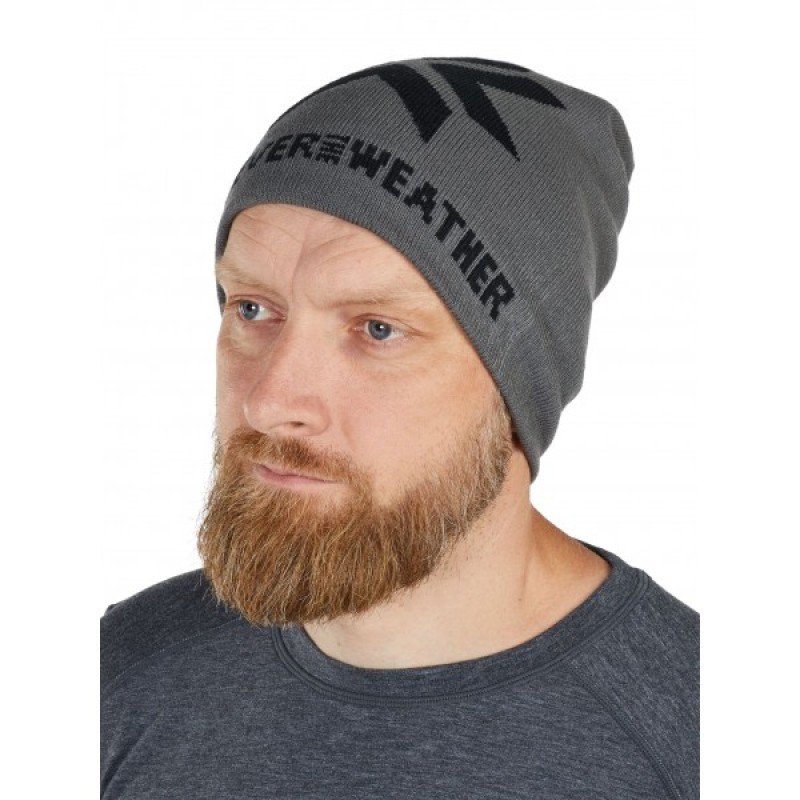 Шапка Norfin Northen Star GR, акрил, серый, размер L