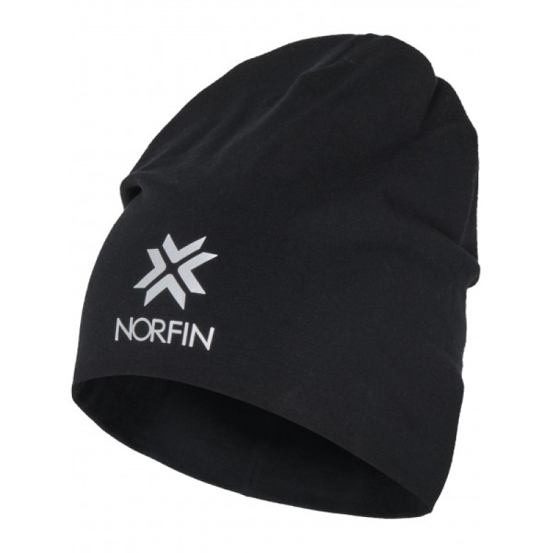 Шапка Norfin Snug, хлопок, черный, размер L