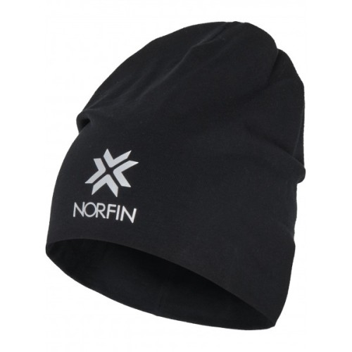 Шапка Norfin Snug, хлопок, черный, размер XL
