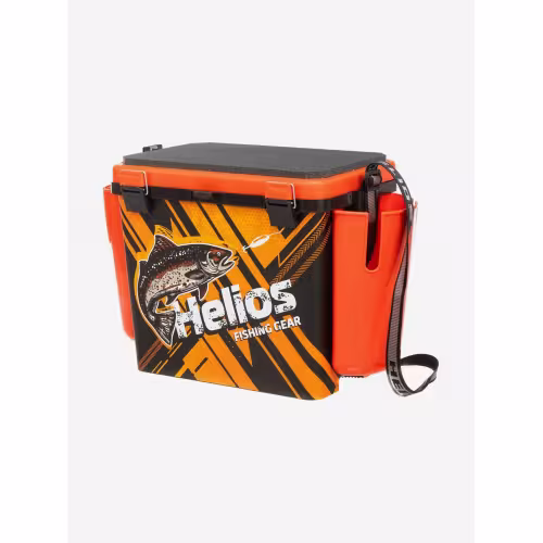 Ящик зимний (шарабан) Helios FishBox Trout, оранжевый, 19 л