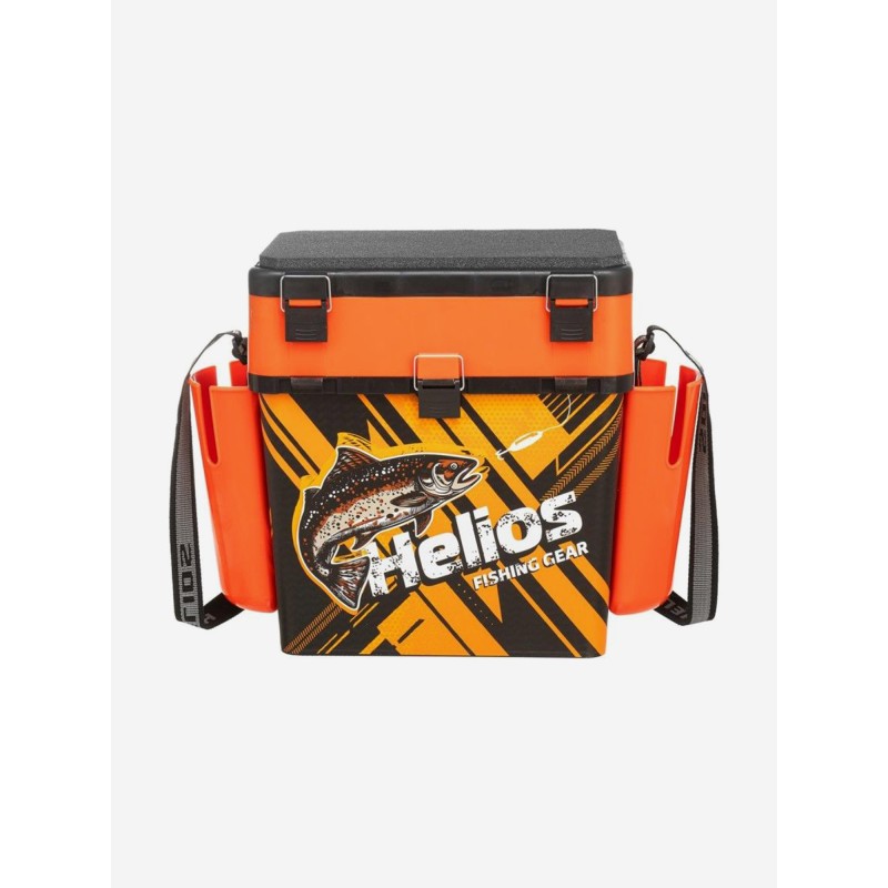 Ящик зимний (шарабан) Helios FishBox Trout, оранжевый, 19 л