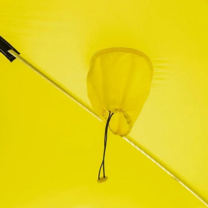 Палатка-куб для зимней рыбалки Premier Fishing Куб-2, 2-местная, 180x180 см, желтый/серый