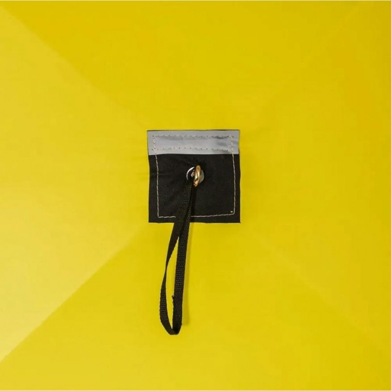 Палатка-куб для зимней рыбалки Premier Fishing Куб-3, 3-местная, 215x215x200 см, желтый/серый