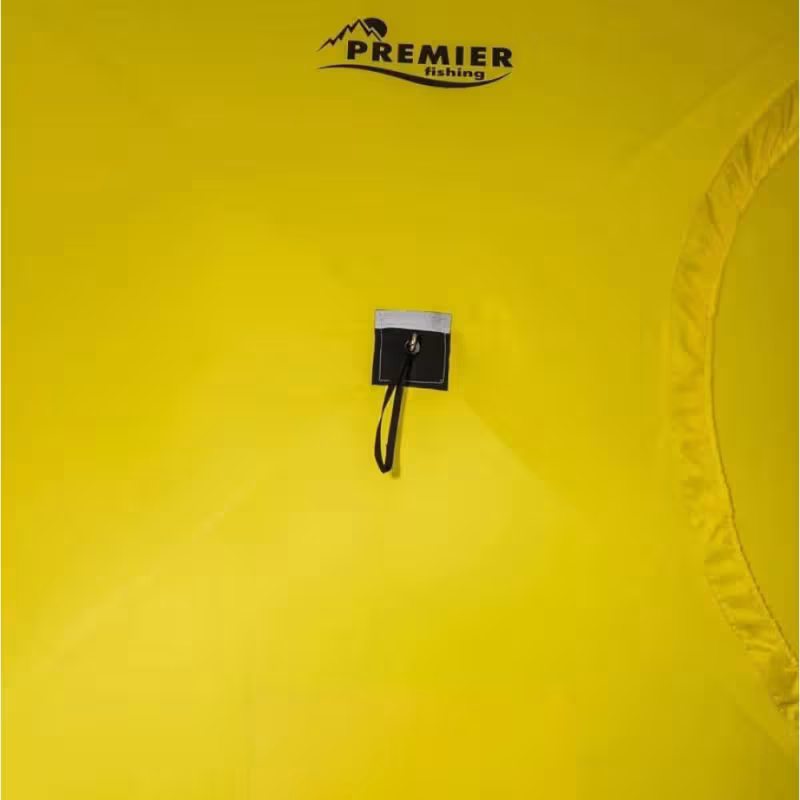 Палатка-куб для зимней рыбалки Premier Fishing Куб-3, 3-местная, 215x215x200 см, желтый/серый