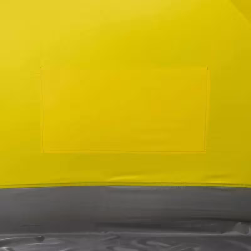 Палатка-куб для зимней рыбалки Premier Fishing Куб-3, 3-местная, 215x215x200 см, желтый/серый