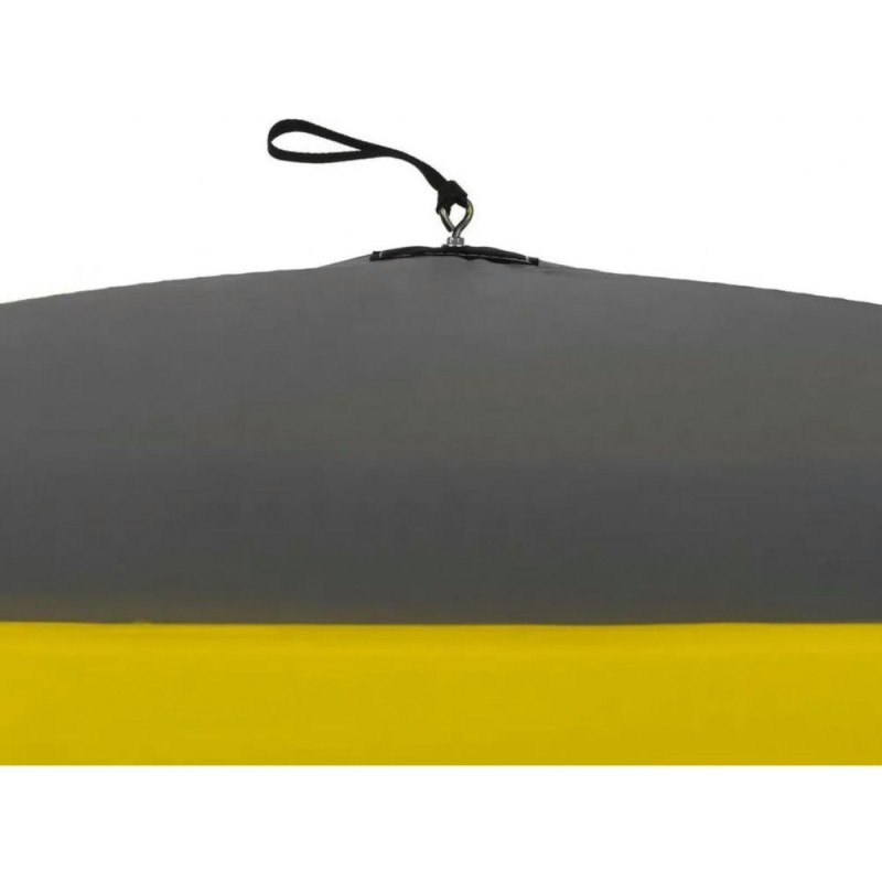 Палатка-куб для зимней рыбалки Premier Fishing Куб-3, 3-местная, 215x215x200 см, желтый/серый