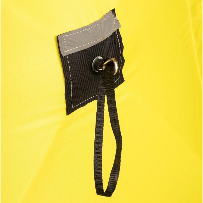 Палатка-куб утепленная для зимней рыбалки Premier Fishing Лонг-2, 2-местная, 210x180x175 см, желтый/серый