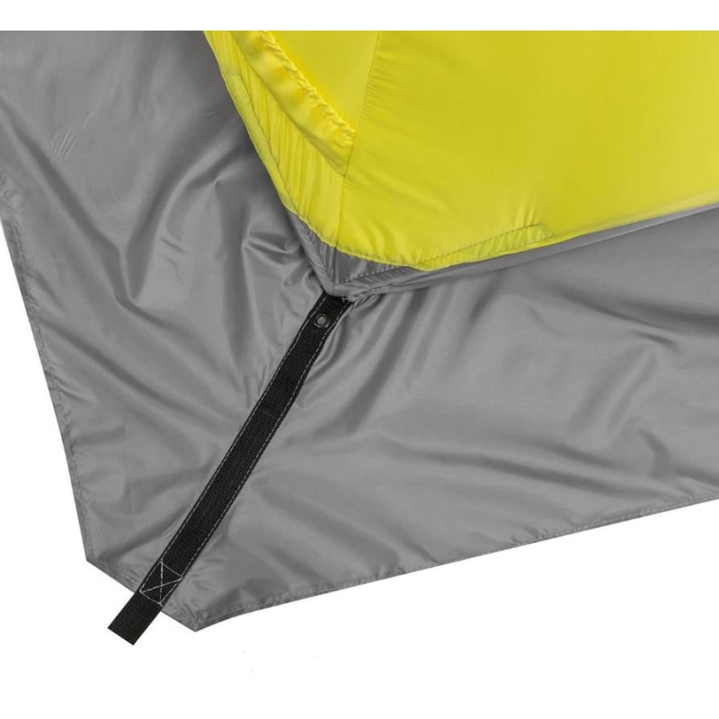 Палатка-куб утепленная для зимней рыбалки Premier Fishing Лонг-2, 2-местная, 210x180x175 см, желтый/серый