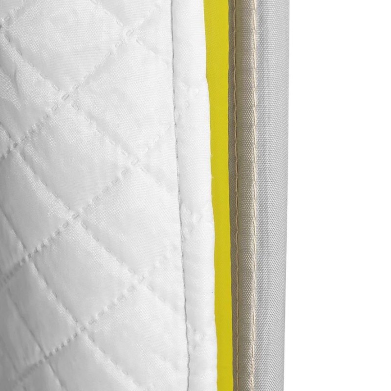 Палатка-куб утепленная для зимней рыбалки Premier Fishing Лонг-2, 2-местная, 210x180x175 см, желтый/серый