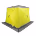 Палатка-куб утепленная для зимней рыбалки Premier Fishing Лонг-2, 2-местная, 210x180x175 см, желтый/серый