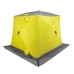 Палатка-куб утепленная для зимней рыбалки Premier Fishing Лонг-2, 2-местная, 210x180x175 см, желтый/серый