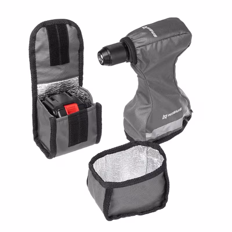 Комплект чехлов для шуруповерта и аккумулятора Nisus (шуртук)