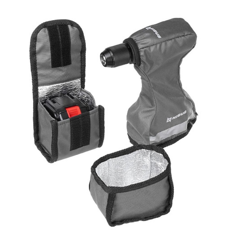 Комплект чехлов для шуруповерта и аккумулятора Nisus (шуртук)
