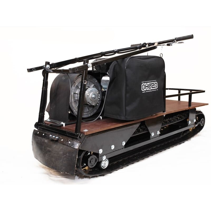 Мотобуксировщик Онего 380 mini Front 8 л.с, катки, фара, катушка 3А, редуктор