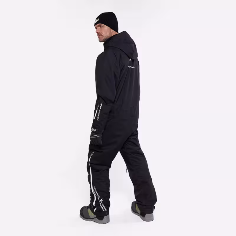 Комбинезон мужской Finntrail Backcountry 3903 Graphite, мембрана Toray, черный, размер 48-50 (M), 170-180 см